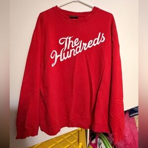 The Hundreds Vibrant Red Crewneck